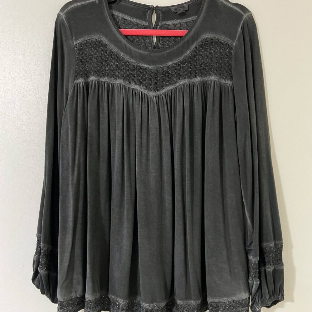 Swingy Charcoal Gray Top